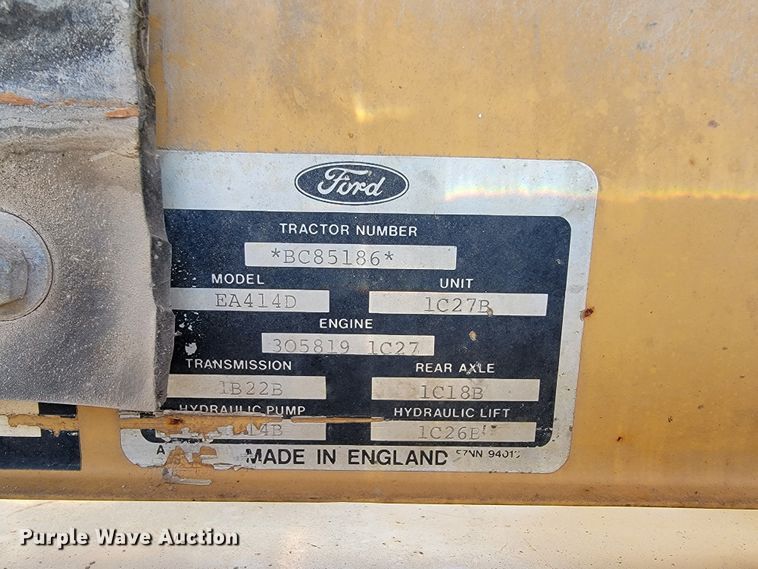 image for item FL9115 1991 Ford 6610 Tiger Special  tractor