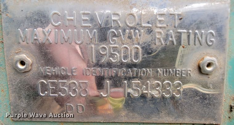 image for item FL9124 1968 Chevrolet 50  oil distributor truck