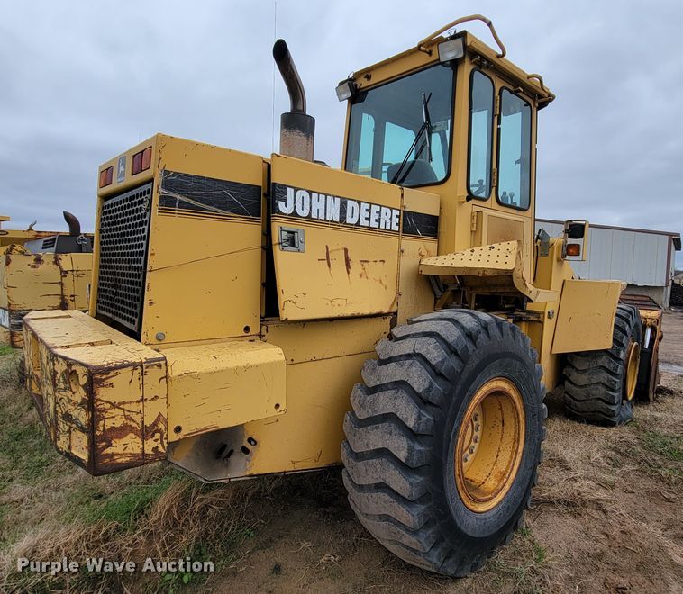 image for item FL9127 1996 John Deere 544G  wheel loader