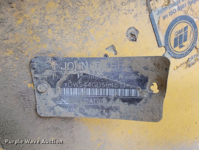 image for item FL9127 1996 John Deere 544G  wheel loader