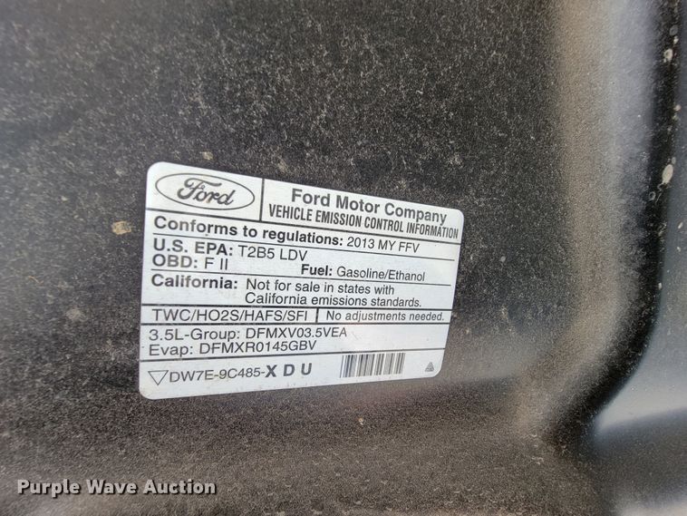 image for item FL9135 2013 Ford Taurus Police Interceptor