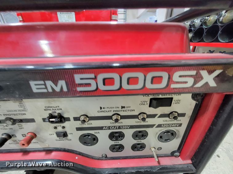 image for item FL9145 Honda EM5000SX  generator