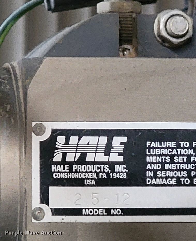 image for item FL9151 Hale CBP3 fire truck bed