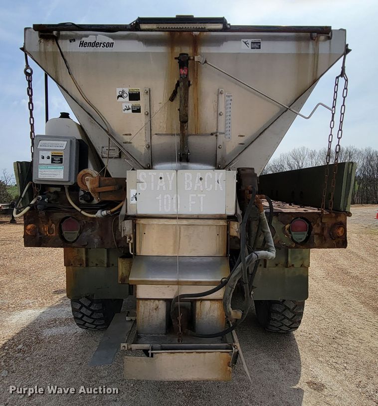 image for item FL9188 1991 BMY M923A2  flatbed truck