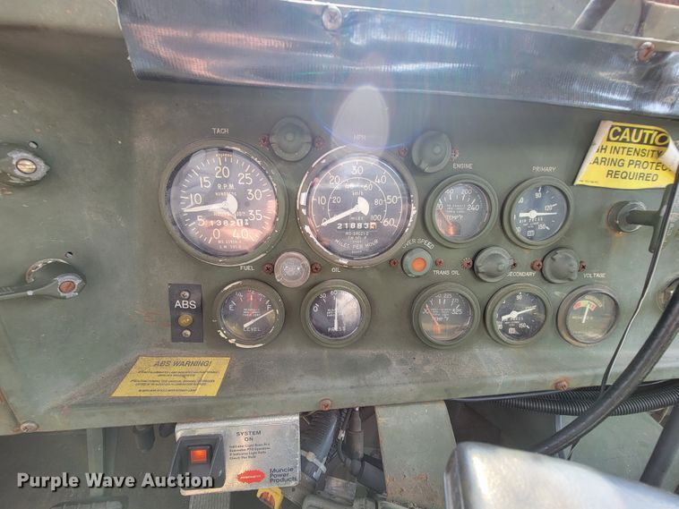 image for item FL9188 1991 BMY M923A2  flatbed truck