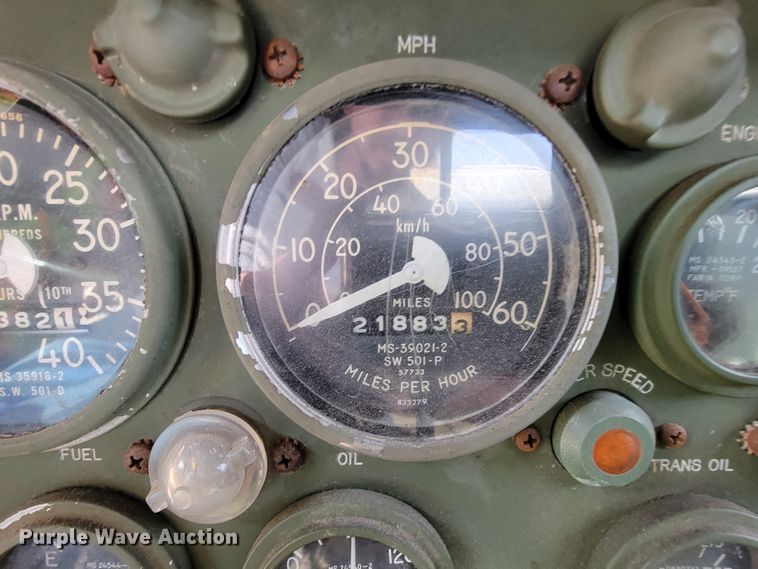 image for item FL9188 1991 BMY M923A2  flatbed truck