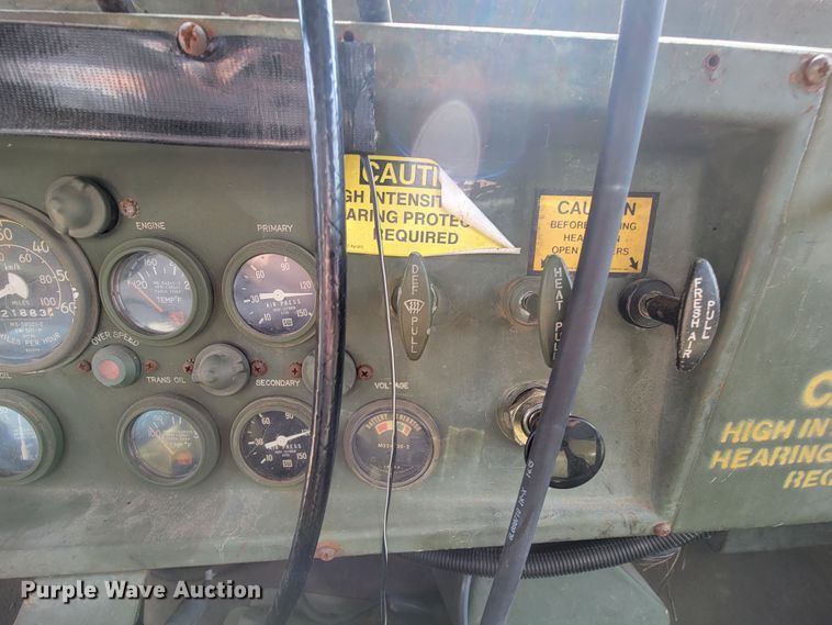 image for item FL9188 1991 BMY M923A2  flatbed truck