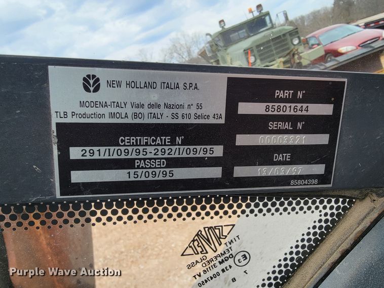 image for item FL9190 1997 New Holland 575E  backhoe