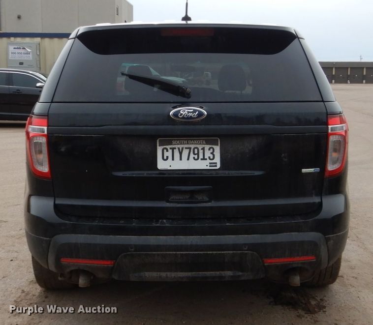 image for item HE9505 2014 Ford Explorer Police Interceptor  SUV