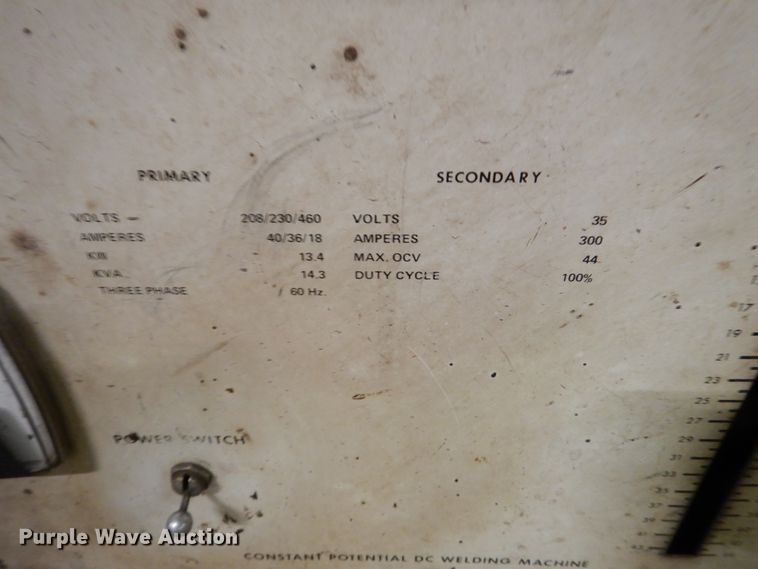 image for item HE9516 Millermatic DC MIG welder