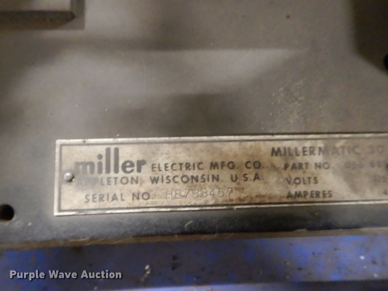 image for item HE9516 Millermatic DC MIG welder