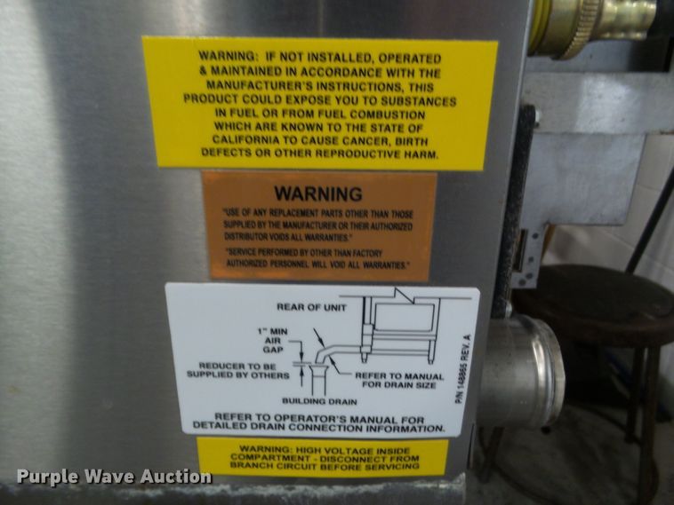 image for item HF9833 2016 Groen SSB-10GF steamer