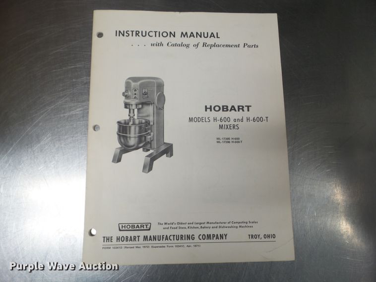 image for item HF9836 Hobart H600 mixer