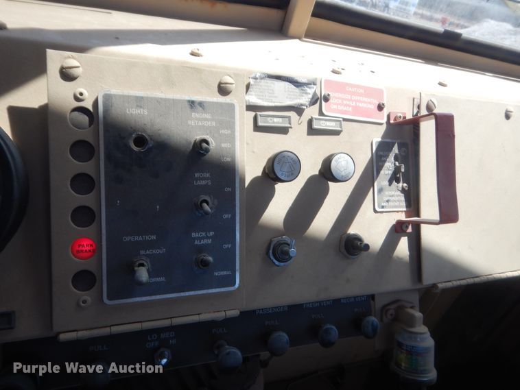 image for item HG9514 1981 Am General M916  truck cab and chassis