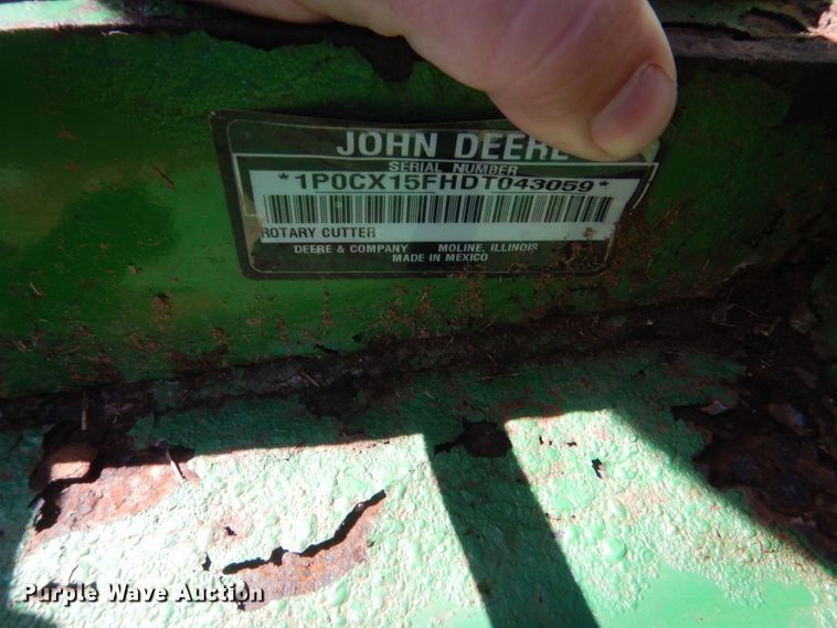 image for item HG9546 John Deere CX15  batwing rotary mower