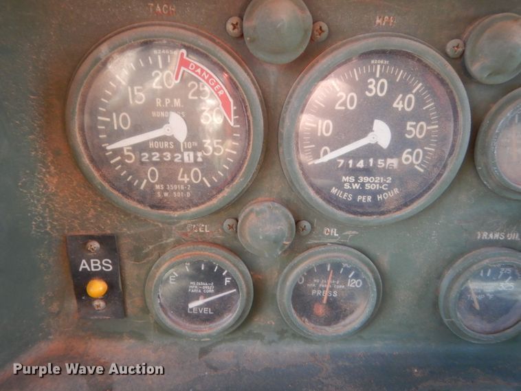 image for item HG9556 1985 Military M929  dump truck