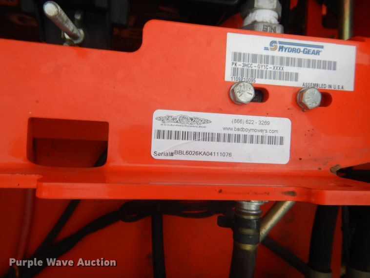 image for item HG9576 Bad Boy Pro Series  ZTR lawn mower