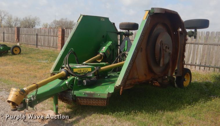 image for item HG9690 2017 John Deere CX15  batwing rotary mower