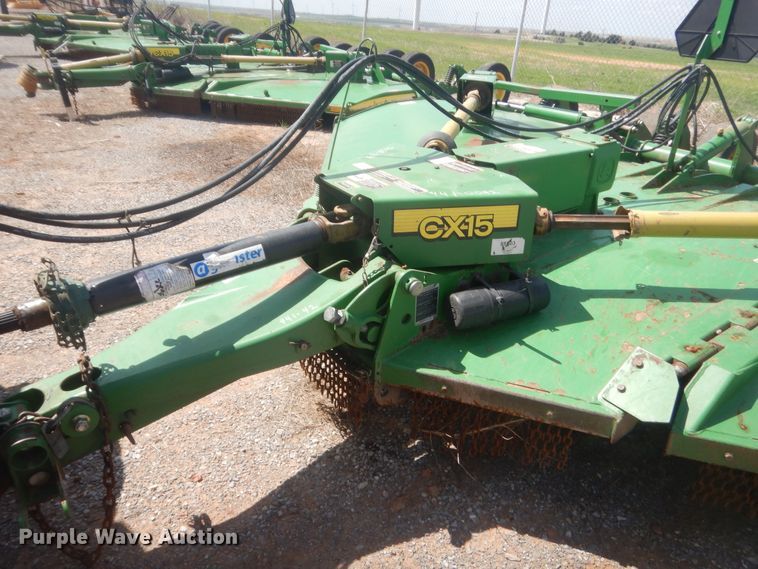 image for item HG9696 2014 John Deere CX15  batwing rotary mower