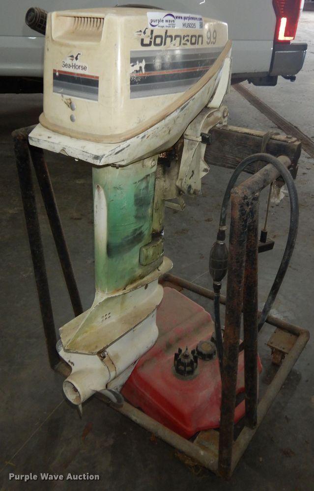 image for item HU9225 Johnson Seahorse 9.9 outboard motor