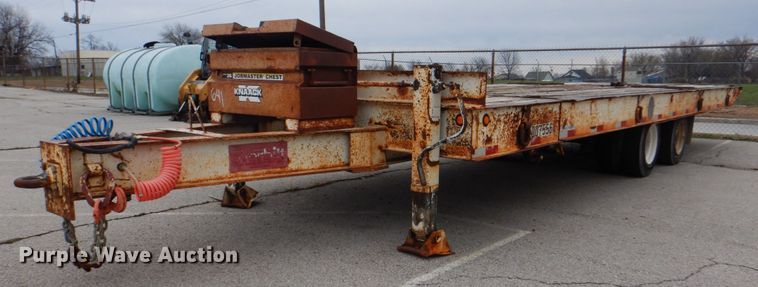 image for item HW9955 2007 Overbilt tilt deck equipment trailer