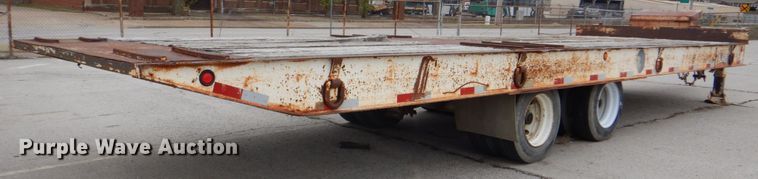 image for item HW9955 2007 Overbilt tilt deck equipment trailer