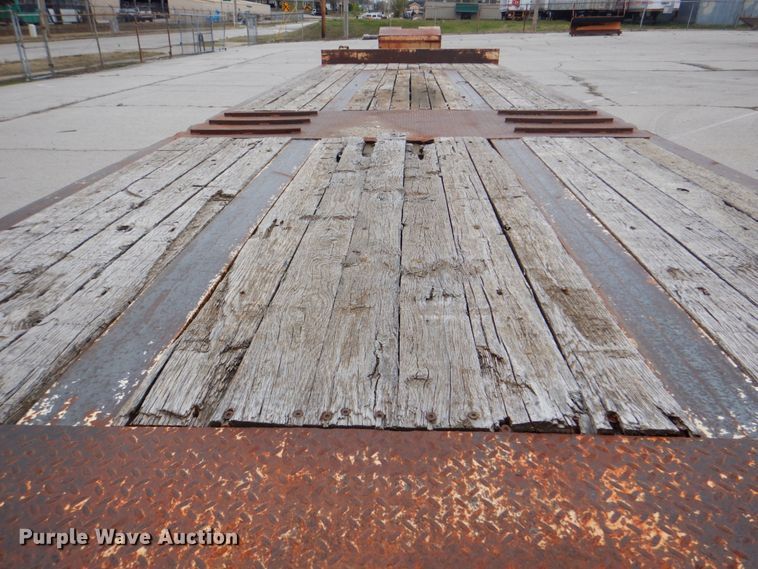 image for item HW9955 2007 Overbilt tilt deck equipment trailer