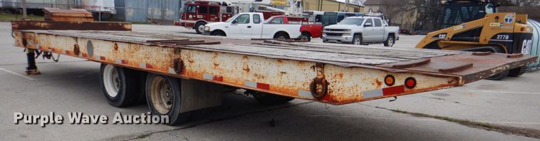 image for item HW9955 2007 Overbilt tilt deck equipment trailer