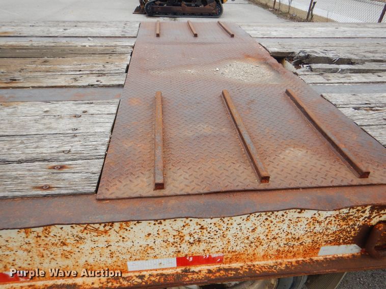 image for item HW9955 2007 Overbilt tilt deck equipment trailer