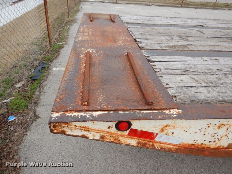 image for item HW9955 2007 Overbilt tilt deck equipment trailer