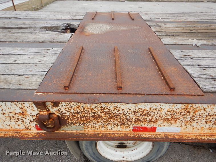 image for item HW9955 2007 Overbilt tilt deck equipment trailer
