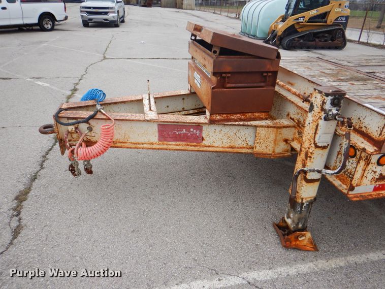 image for item HW9955 2007 Overbilt tilt deck equipment trailer