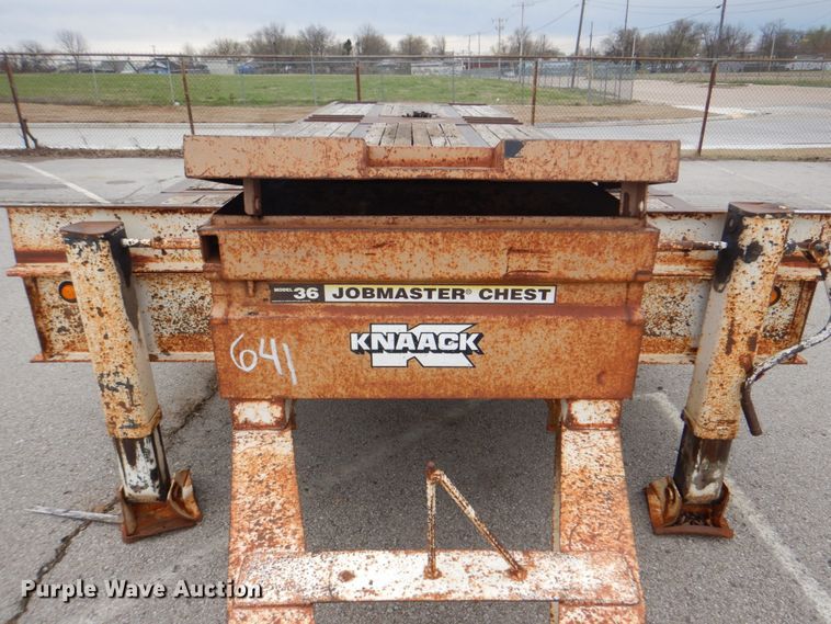 image for item HW9955 2007 Overbilt tilt deck equipment trailer