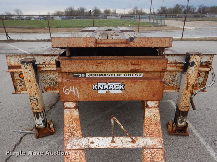 image for item HW9955 2007 Overbilt tilt deck equipment trailer