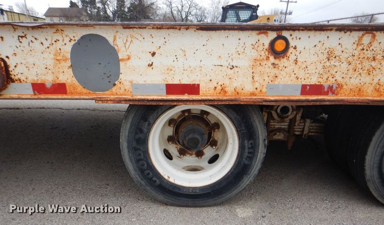 image for item HW9955 2007 Overbilt tilt deck equipment trailer