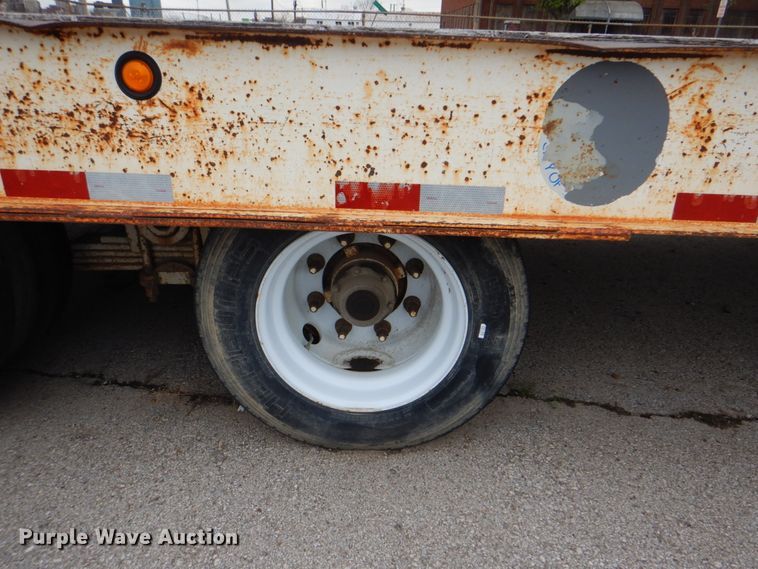 image for item HW9955 2007 Overbilt tilt deck equipment trailer