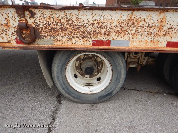 image for item HW9955 2007 Overbilt tilt deck equipment trailer