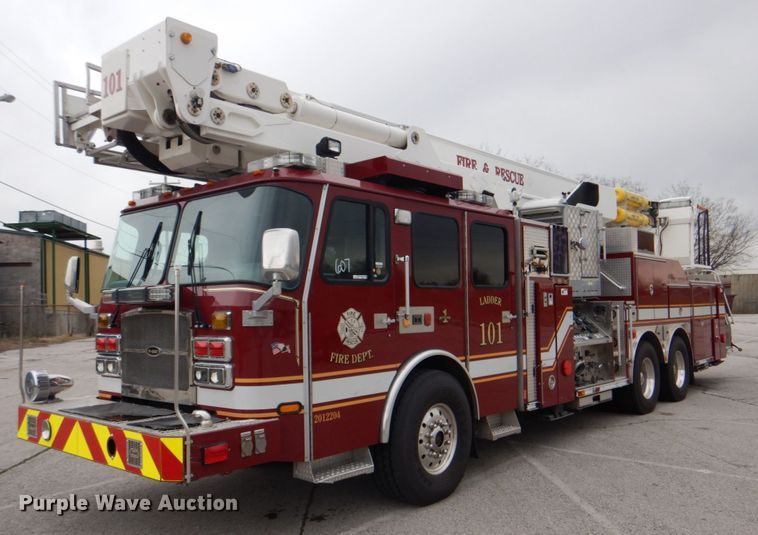 image for item HW9957 2012 E-one  ladder fire truck