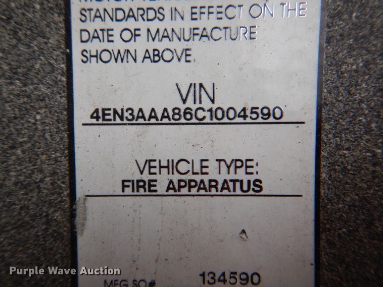 image for item HW9957 2012 E-one  ladder fire truck