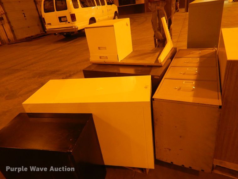 image for item IJ9272 Approximately 18 metal filing cabinets