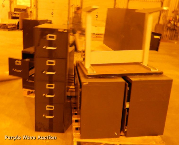 image for item IJ9272 Approximately 18 metal filing cabinets