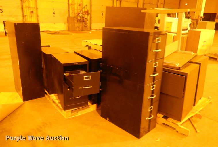 image for item IJ9272 Approximately 18 metal filing cabinets