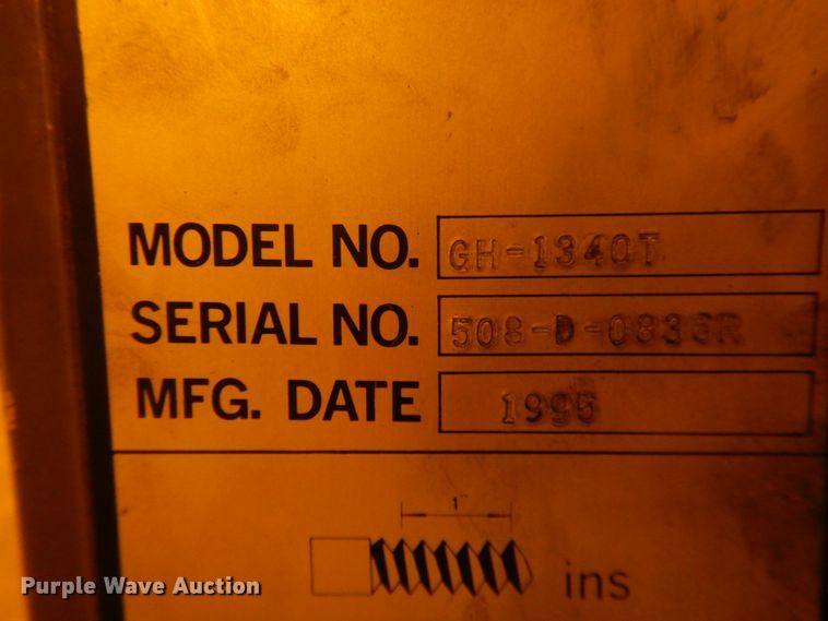 image for item IJ9273 1995 Jet GH-1340T lathe