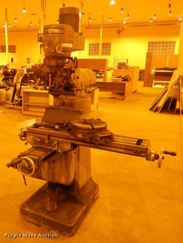 image for item IJ9277 1985 Supermax milling machine