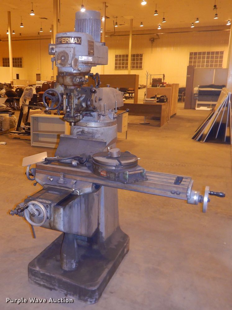 image for item IJ9277 1985 Supermax milling machine
