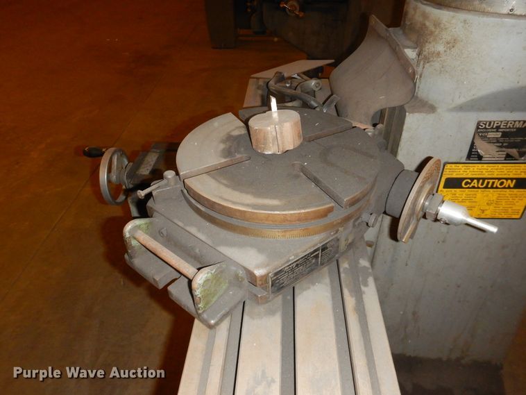 image for item IJ9277 1985 Supermax milling machine