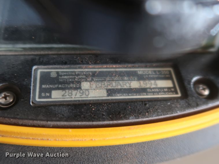 image for item IO9010 Spectra Physics Laser Plane 350 laser level