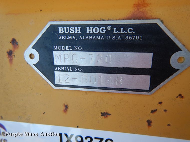 image for item IX9376 Bush Hog MPG-720 aerator