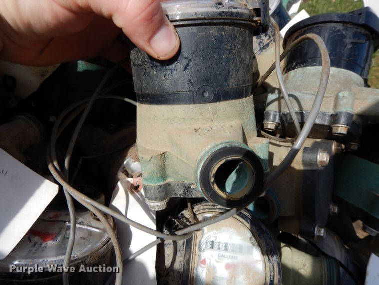 image for item IX9392 Approximately 600 brass water meters