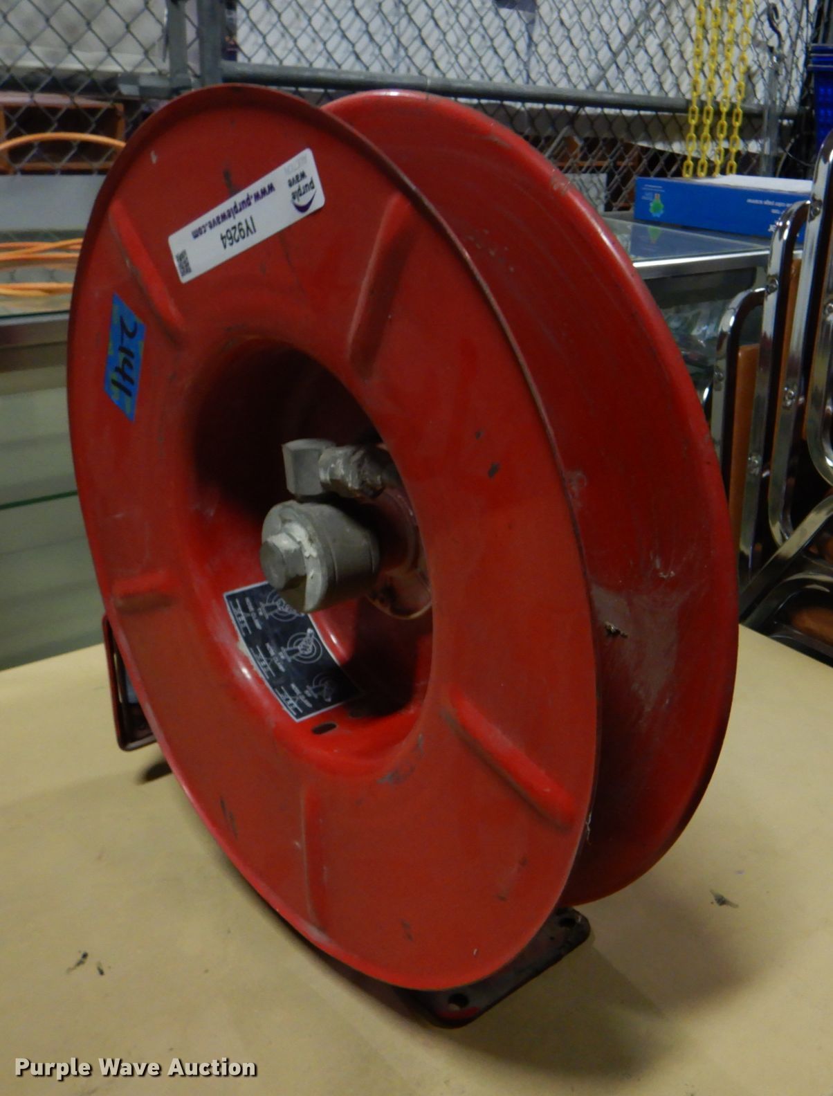 Hose reel in Tulsa, OK Item IY9264 sold Purple Wave